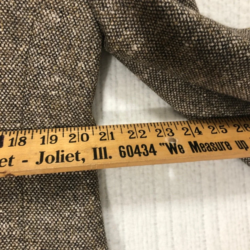 Ermenegildo Zegna Soft Brown Wool Silk Blazer Sport Coat Mens 52 R Made in Swiss